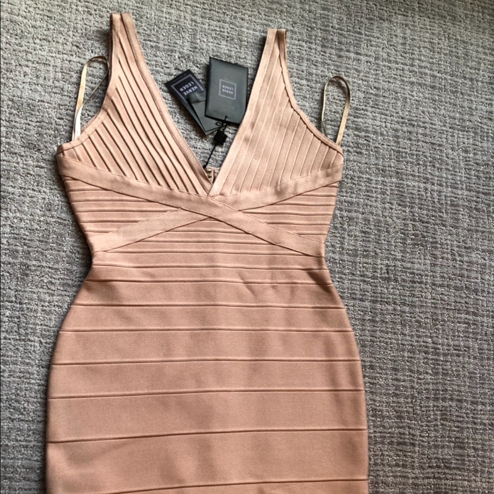 NWT Hervé Leger Wrap Dress